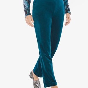 Chico's Velour Slim Pants